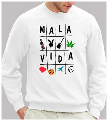 Mala vida - Sudadera Fruit
