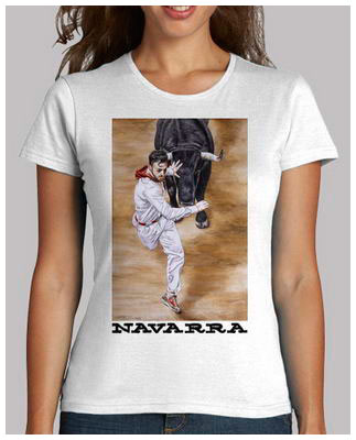 Navarra - Camiseta de chica de manga corta
